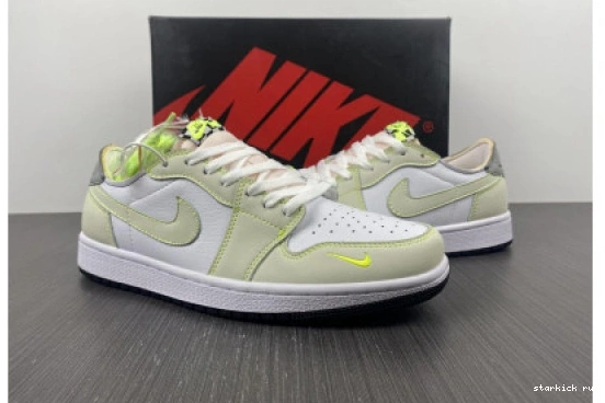 GREEN-BLACK WHITE DM7837-103 OG GHOST JORDAN 1 DM7837-103 LOW AIR 0709